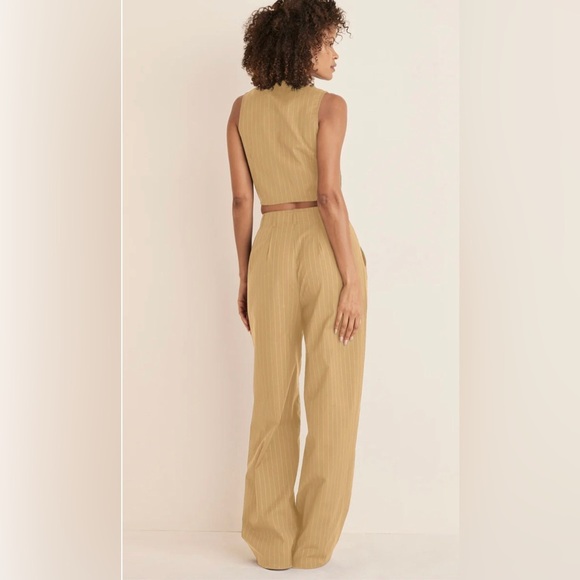 Pinstripe Wide-leg Trousers - Picture 16 of 16